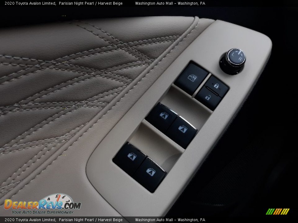 2020 Toyota Avalon Limited Parisian Night Pearl / Harvest Beige Photo #7