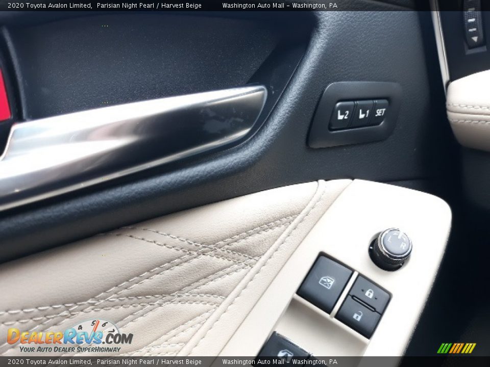 2020 Toyota Avalon Limited Parisian Night Pearl / Harvest Beige Photo #8