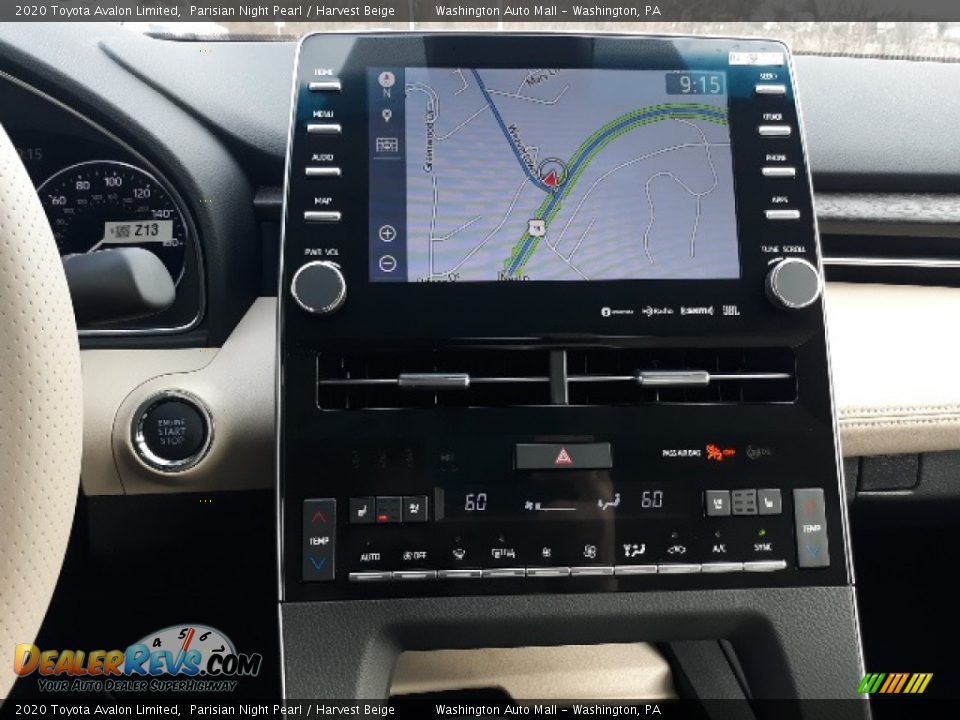 2020 Toyota Avalon Limited Parisian Night Pearl / Harvest Beige Photo #11