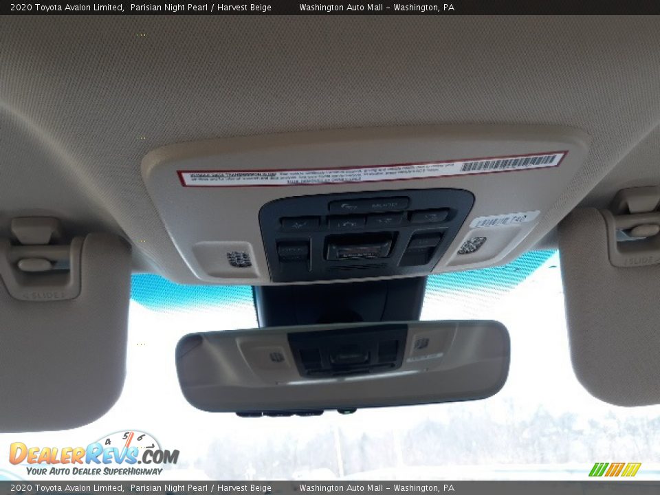 2020 Toyota Avalon Limited Parisian Night Pearl / Harvest Beige Photo #20