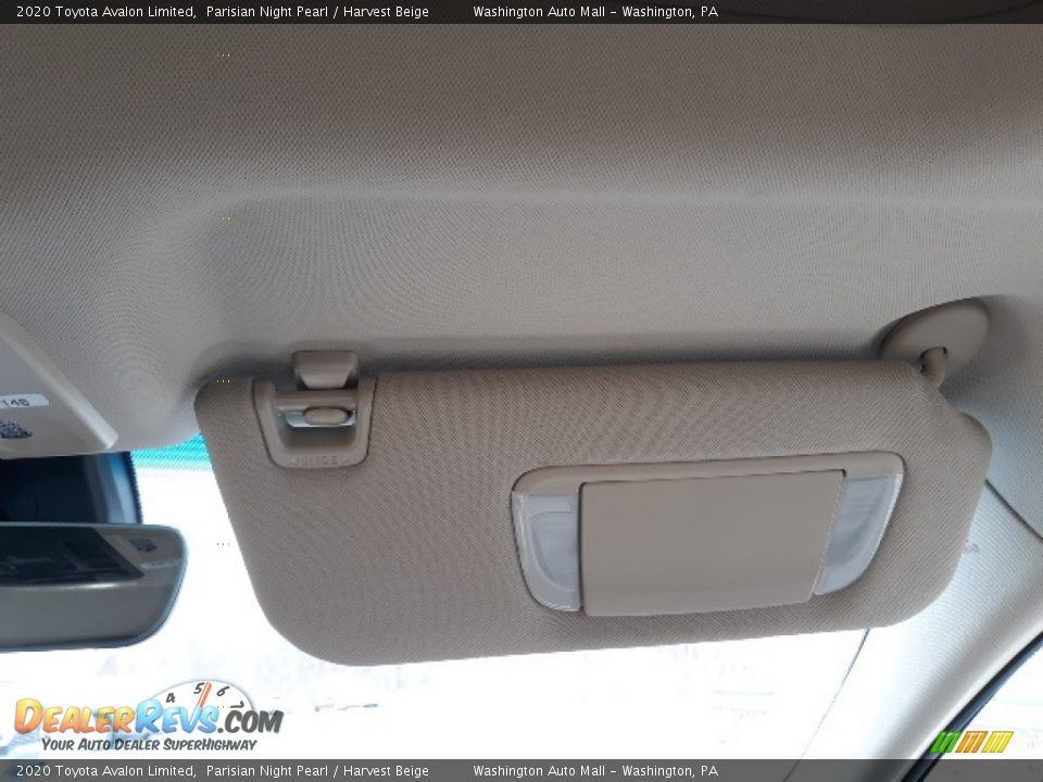 2020 Toyota Avalon Limited Parisian Night Pearl / Harvest Beige Photo #21