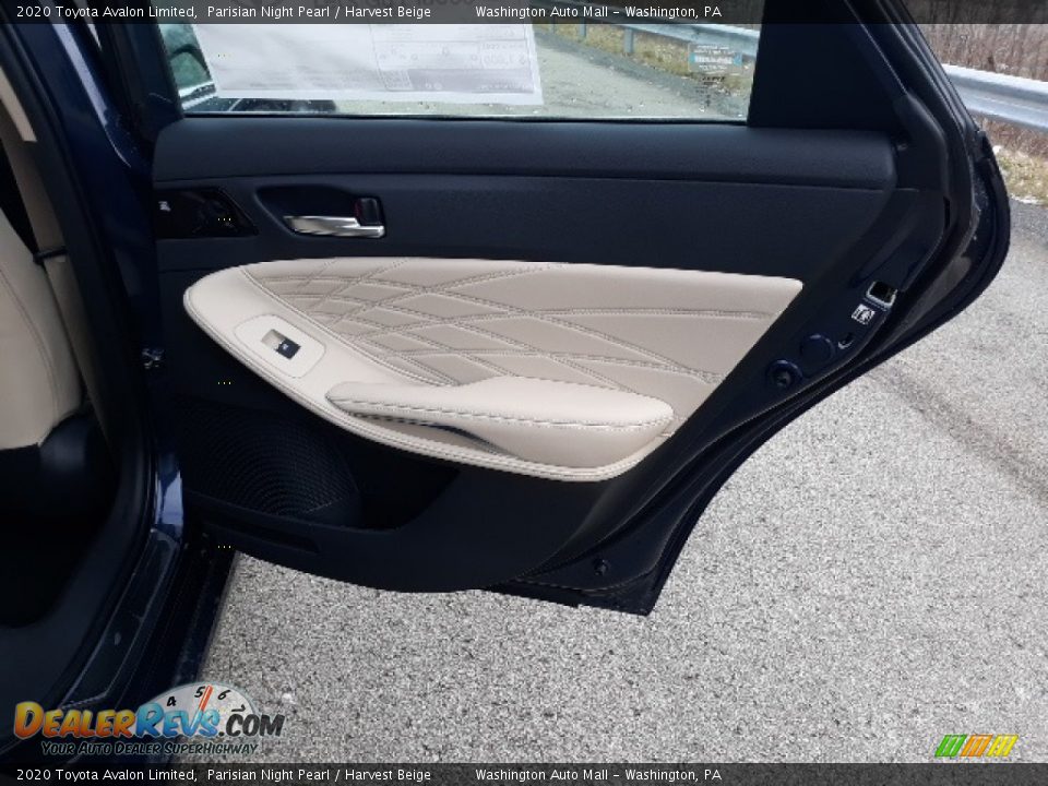 2020 Toyota Avalon Limited Parisian Night Pearl / Harvest Beige Photo #36