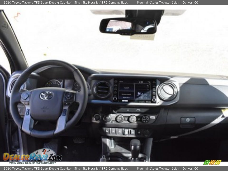 2020 Toyota Tacoma TRD Sport Double Cab 4x4 Silver Sky Metallic / TRD Cement/Black Photo #7