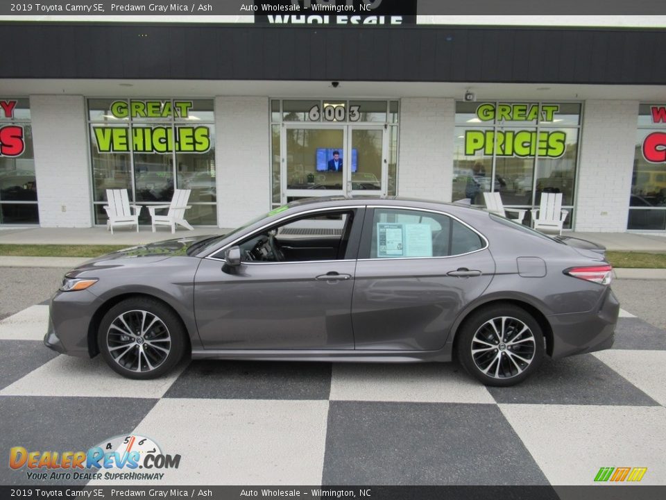 2019 Toyota Camry SE Predawn Gray Mica / Ash Photo #1