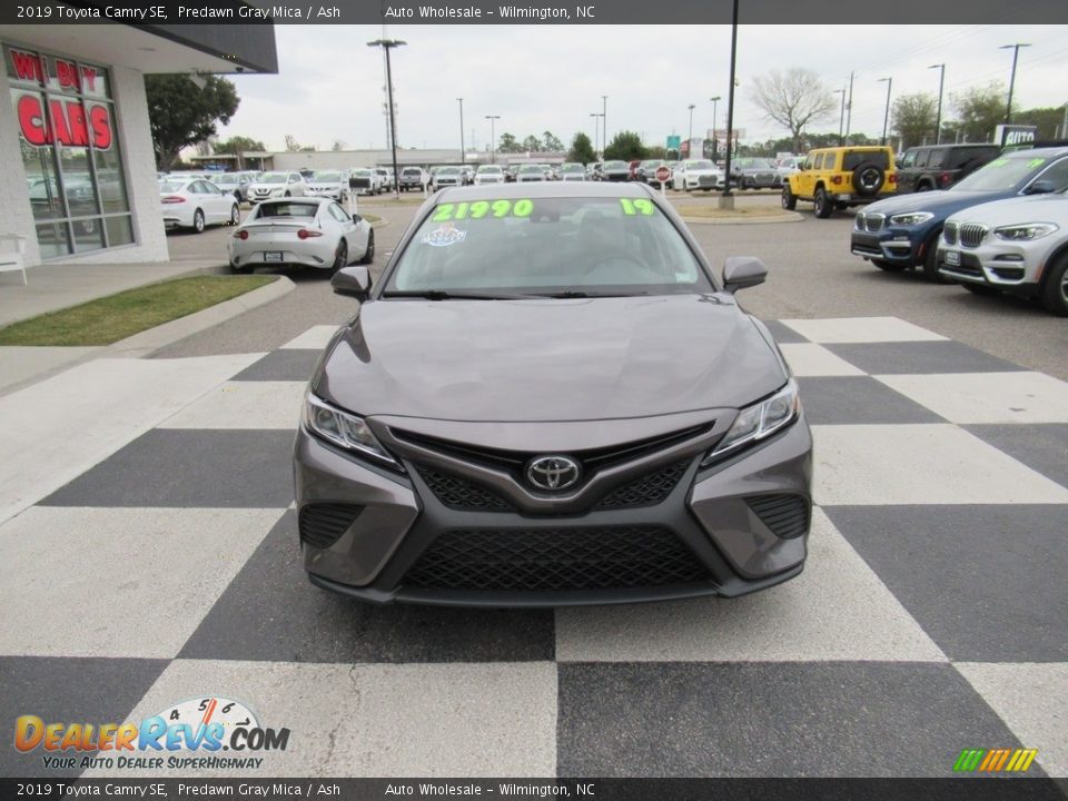 2019 Toyota Camry SE Predawn Gray Mica / Ash Photo #2