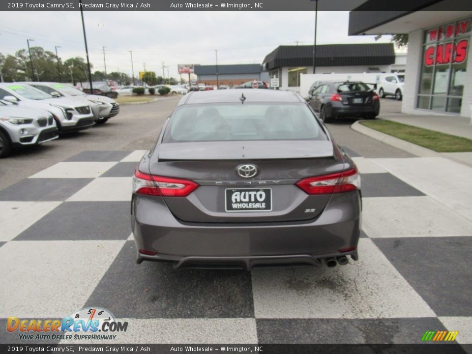 2019 Toyota Camry SE Predawn Gray Mica / Ash Photo #4