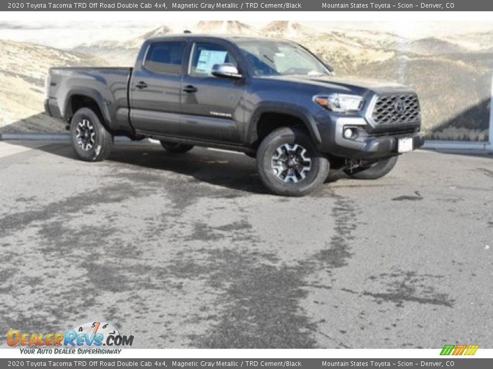 2020 Toyota Tacoma TRD Off Road Double Cab 4x4 Magnetic Gray Metallic / TRD Cement/Black Photo #1