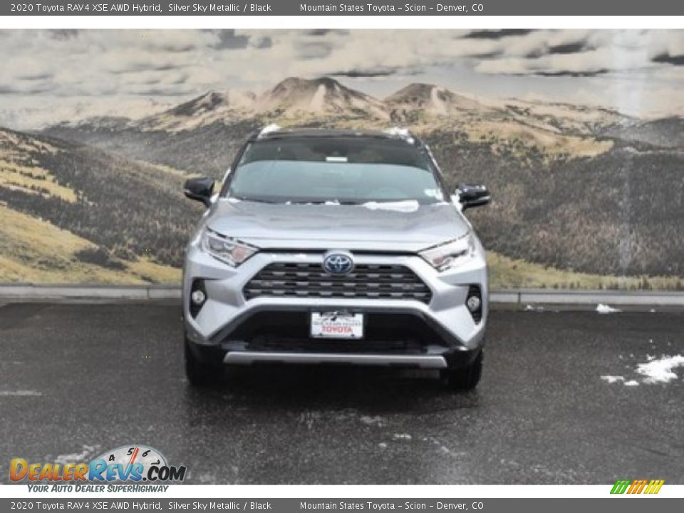 2020 Toyota RAV4 XSE AWD Hybrid Silver Sky Metallic / Black Photo #2