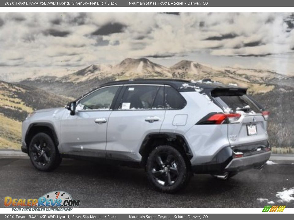 2020 Toyota RAV4 XSE AWD Hybrid Silver Sky Metallic / Black Photo #3