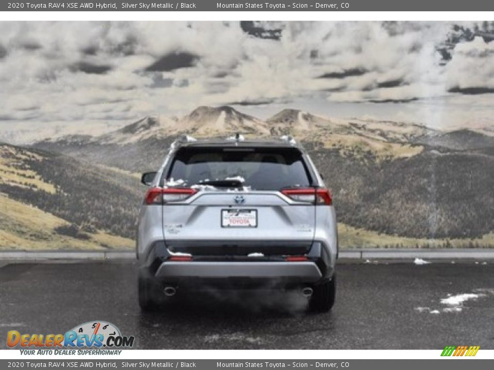 2020 Toyota RAV4 XSE AWD Hybrid Silver Sky Metallic / Black Photo #4