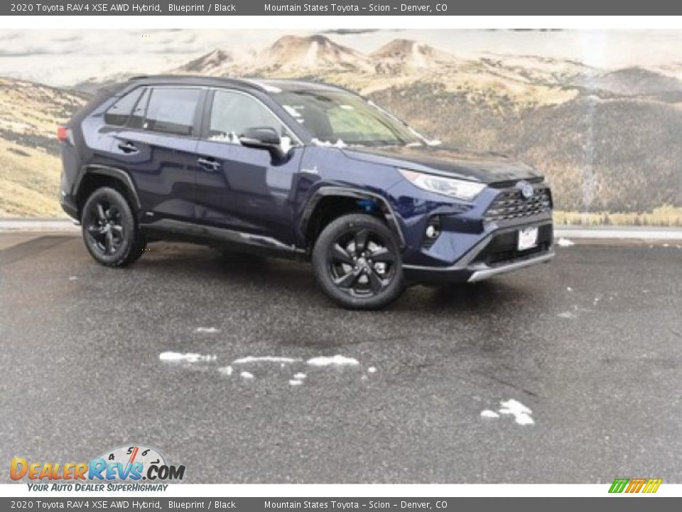 2020 Toyota RAV4 XSE AWD Hybrid Blueprint / Black Photo #1