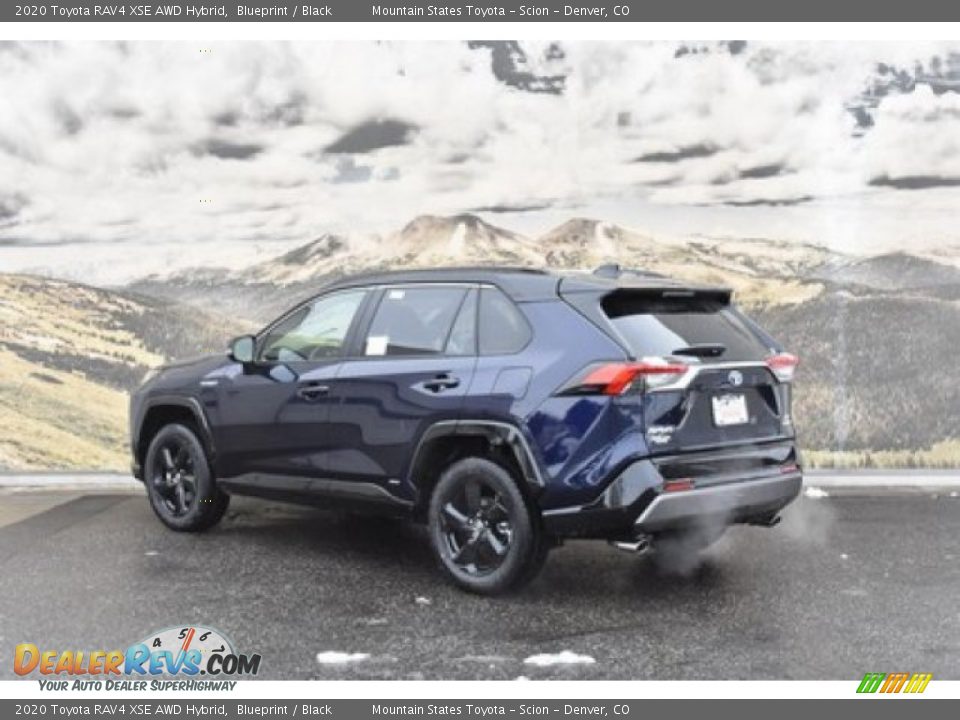 2020 Toyota RAV4 XSE AWD Hybrid Blueprint / Black Photo #3