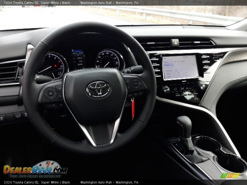 2020 Toyota Camry SE Super White / Black Photo #3