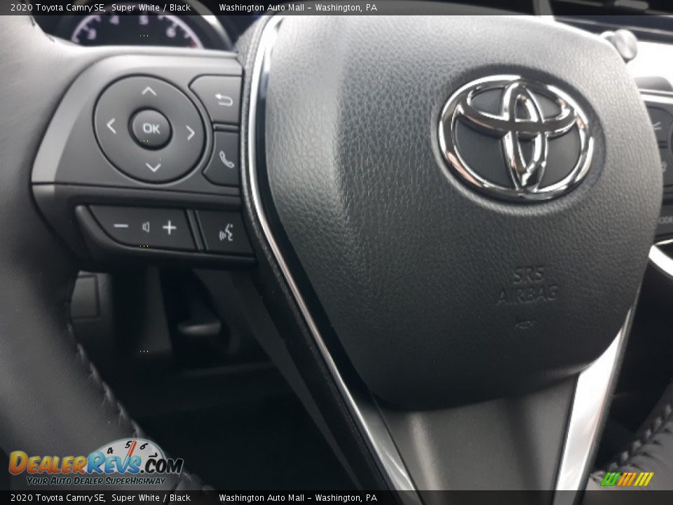 2020 Toyota Camry SE Super White / Black Photo #5