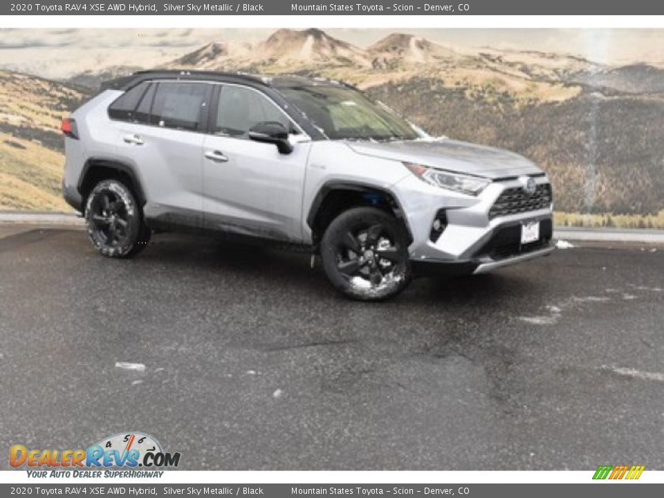 2020 Toyota RAV4 XSE AWD Hybrid Silver Sky Metallic / Black Photo #1