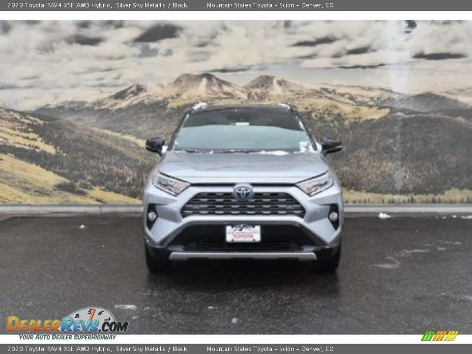 2020 Toyota RAV4 XSE AWD Hybrid Silver Sky Metallic / Black Photo #2