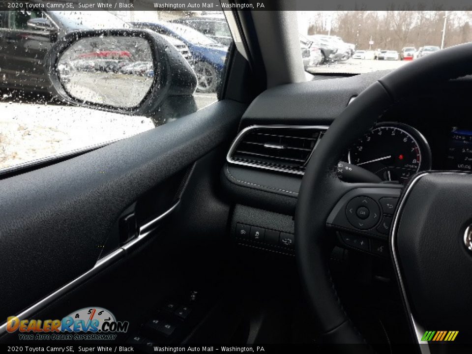 2020 Toyota Camry SE Super White / Black Photo #7