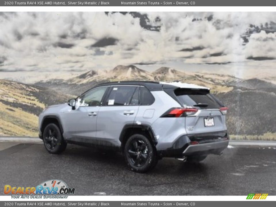 2020 Toyota RAV4 XSE AWD Hybrid Silver Sky Metallic / Black Photo #3