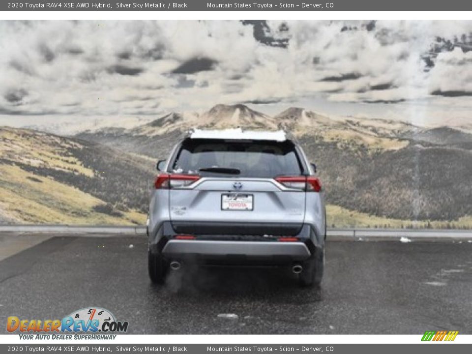 2020 Toyota RAV4 XSE AWD Hybrid Silver Sky Metallic / Black Photo #4