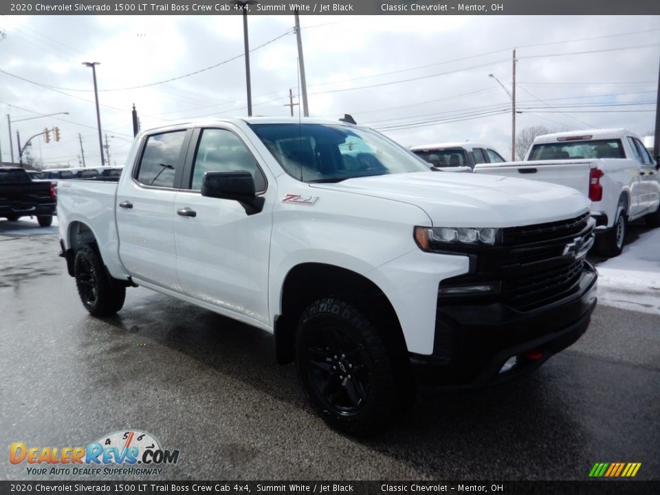 2020 Chevrolet Silverado 1500 LT Trail Boss Crew Cab 4x4 Summit White / Jet Black Photo #3