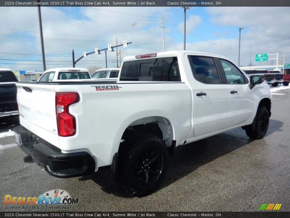 2020 Chevrolet Silverado 1500 LT Trail Boss Crew Cab 4x4 Summit White / Jet Black Photo #4