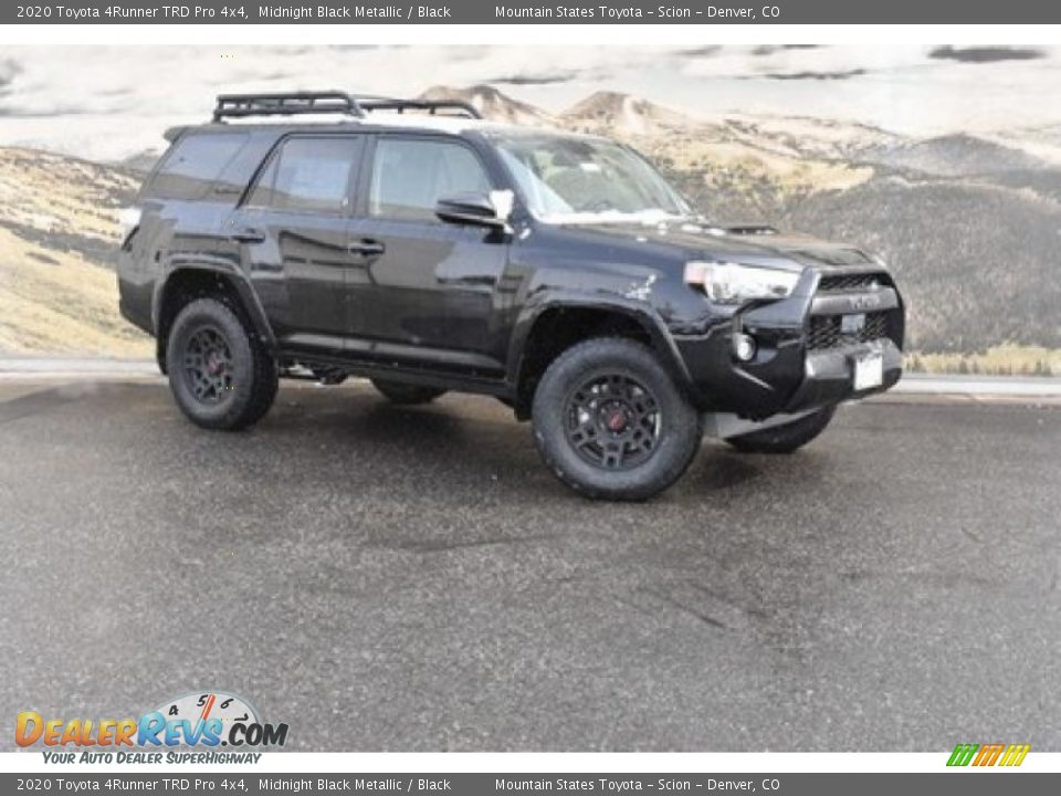 2020 Toyota 4Runner TRD Pro 4x4 Midnight Black Metallic / Black Photo #1