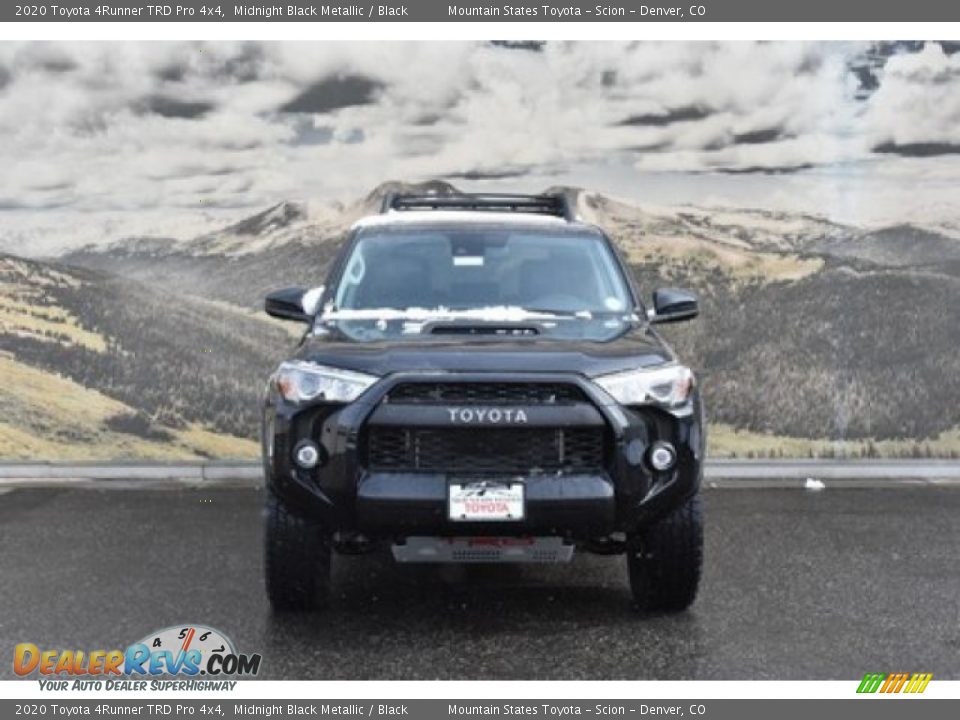 2020 Toyota 4Runner TRD Pro 4x4 Midnight Black Metallic / Black Photo #2
