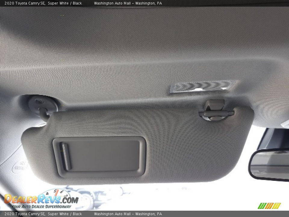 2020 Toyota Camry SE Super White / Black Photo #19