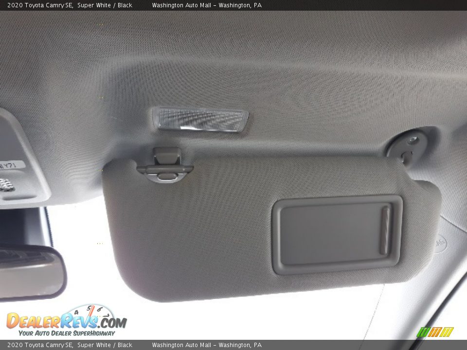 2020 Toyota Camry SE Super White / Black Photo #21