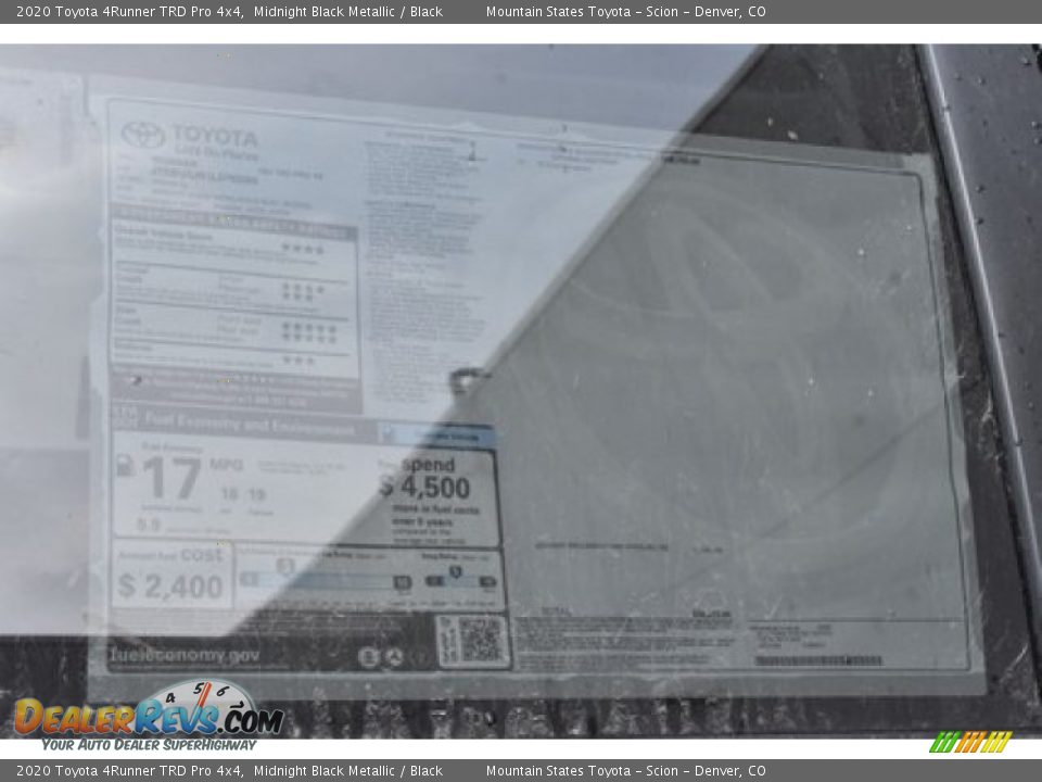 2020 Toyota 4Runner TRD Pro 4x4 Midnight Black Metallic / Black Photo #11
