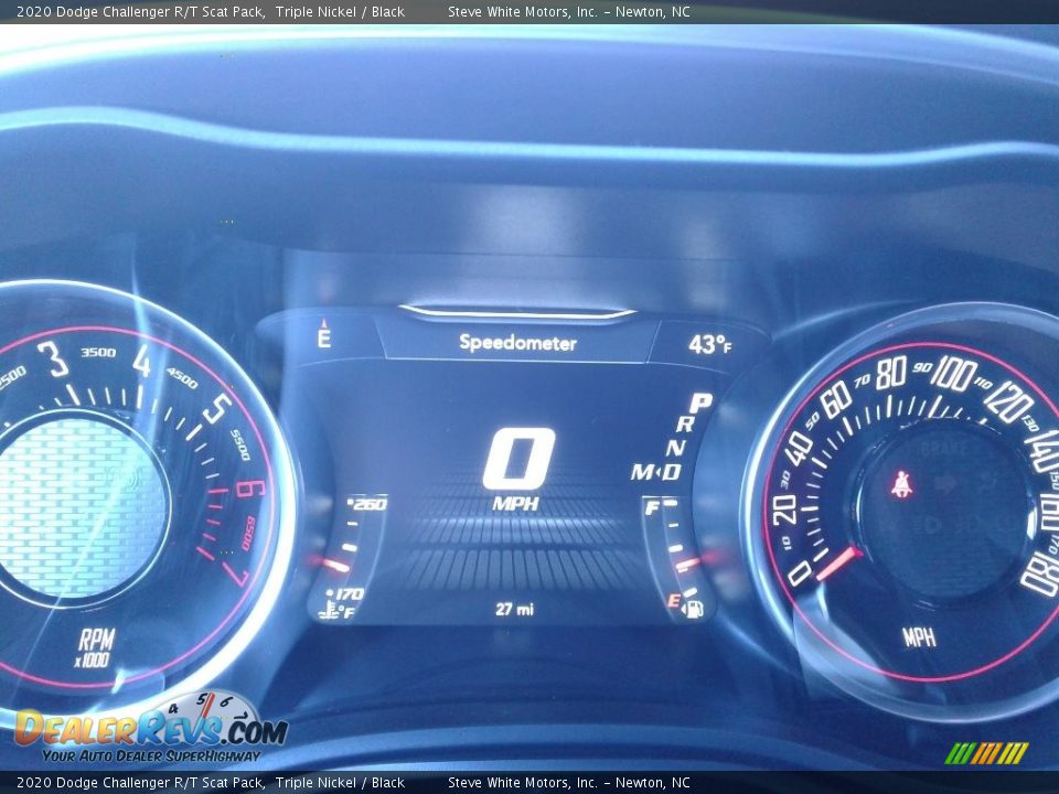 2020 Dodge Challenger R/T Scat Pack Triple Nickel / Black Photo #20