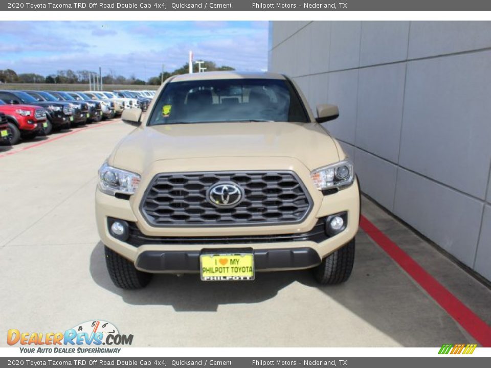 2020 Toyota Tacoma TRD Off Road Double Cab 4x4 Quicksand / Cement Photo #3