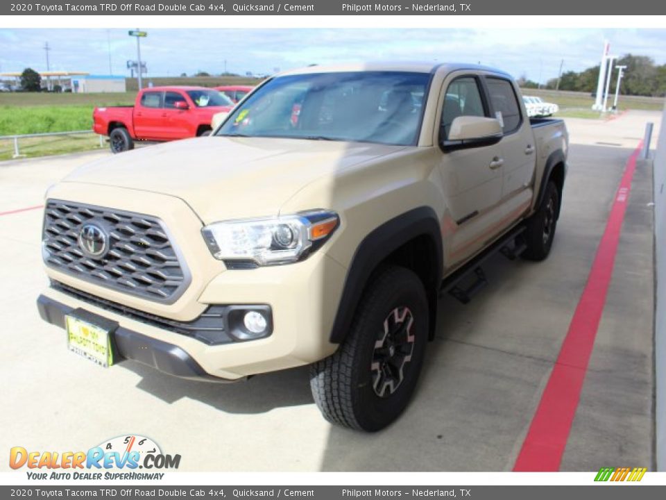 2020 Toyota Tacoma TRD Off Road Double Cab 4x4 Quicksand / Cement Photo #4