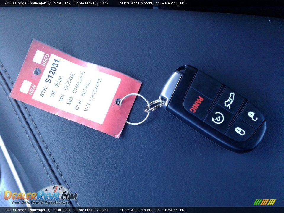 2020 Dodge Challenger R/T Scat Pack Triple Nickel / Black Photo #28