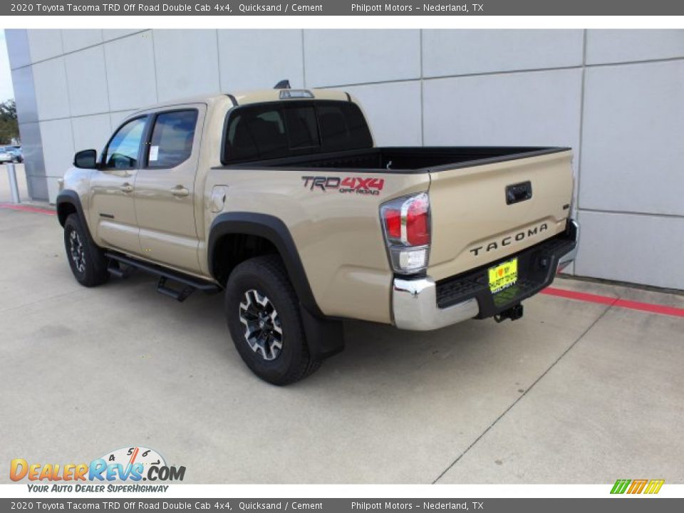 2020 Toyota Tacoma TRD Off Road Double Cab 4x4 Quicksand / Cement Photo #6