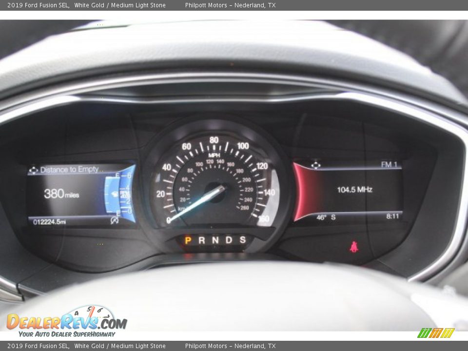 2019 Ford Fusion SEL White Gold / Medium Light Stone Photo #15