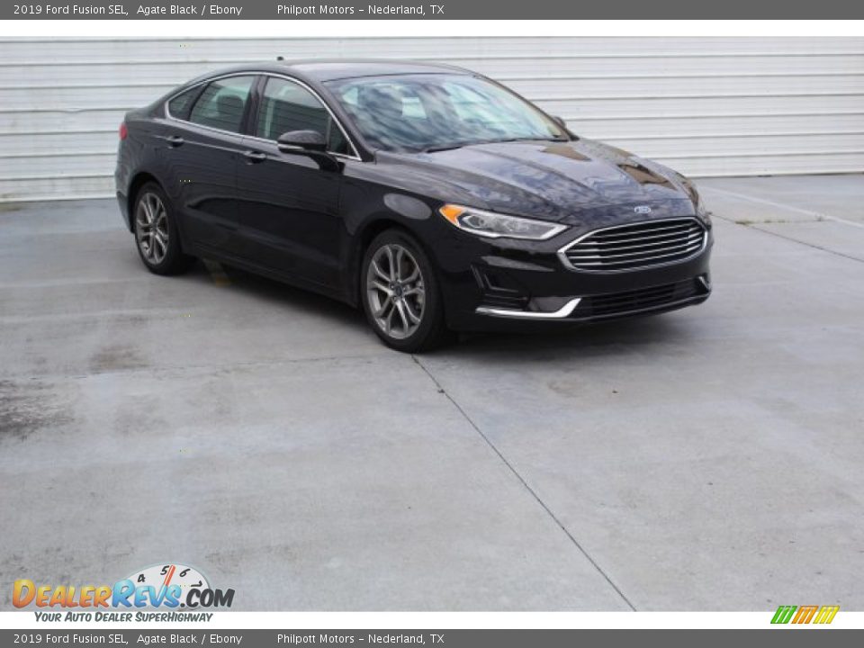 2019 Ford Fusion SEL Agate Black / Ebony Photo #2