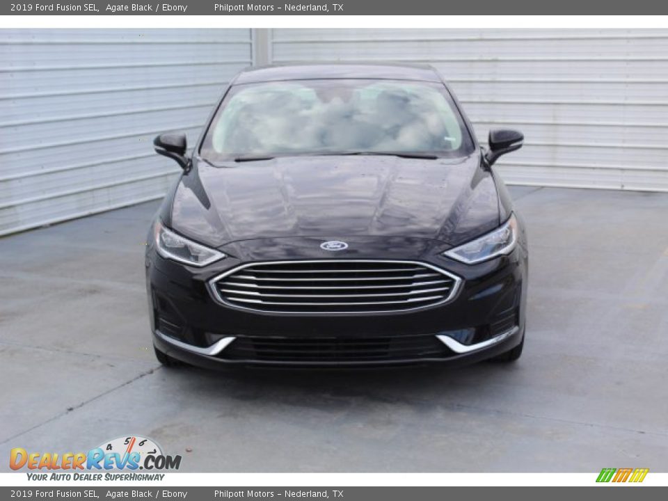 2019 Ford Fusion SEL Agate Black / Ebony Photo #3