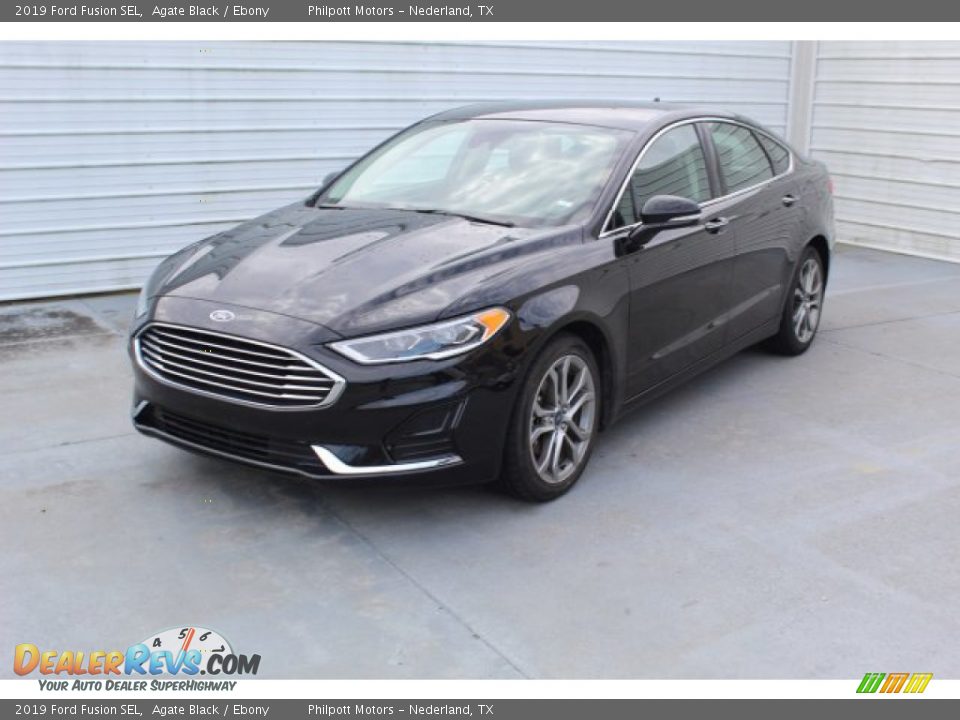 2019 Ford Fusion SEL Agate Black / Ebony Photo #4
