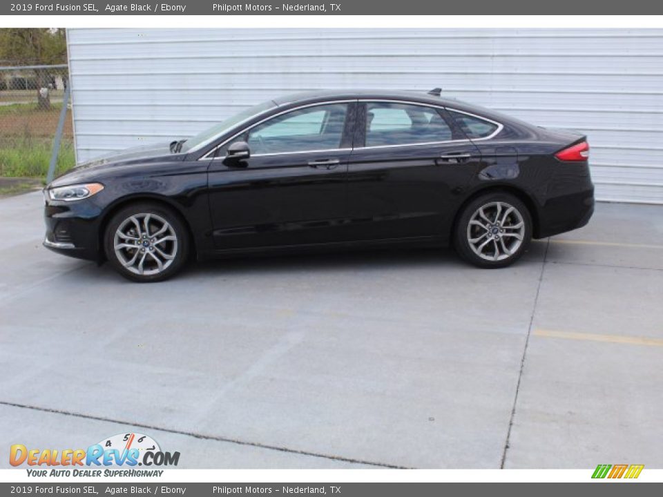 2019 Ford Fusion SEL Agate Black / Ebony Photo #5