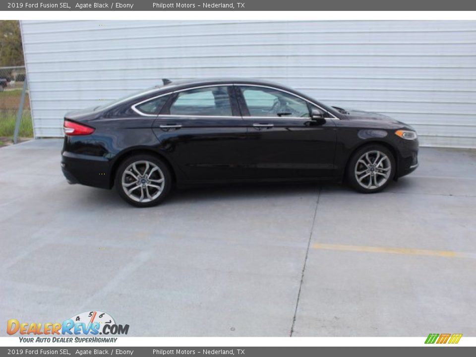 2019 Ford Fusion SEL Agate Black / Ebony Photo #9