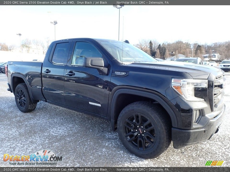 2020 GMC Sierra 1500 Elevation Double Cab 4WD Onyx Black / Jet Black Photo #3