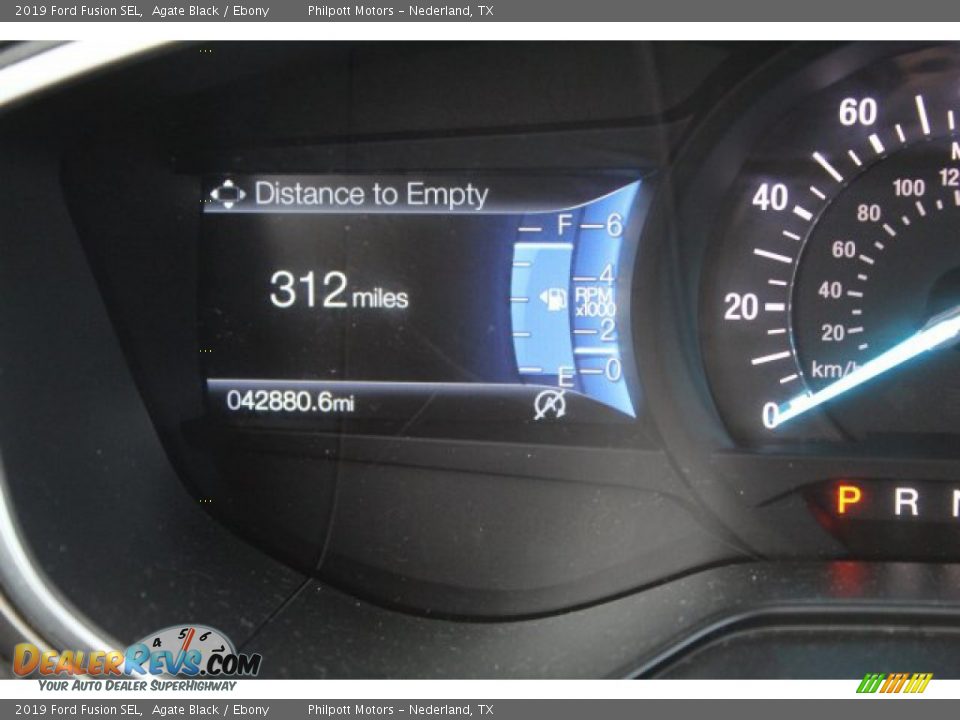 2019 Ford Fusion SEL Agate Black / Ebony Photo #13