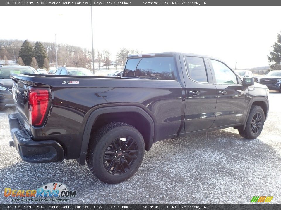 2020 GMC Sierra 1500 Elevation Double Cab 4WD Onyx Black / Jet Black Photo #5