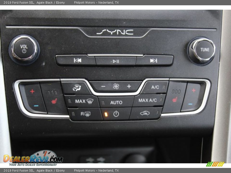 2019 Ford Fusion SEL Agate Black / Ebony Photo #15