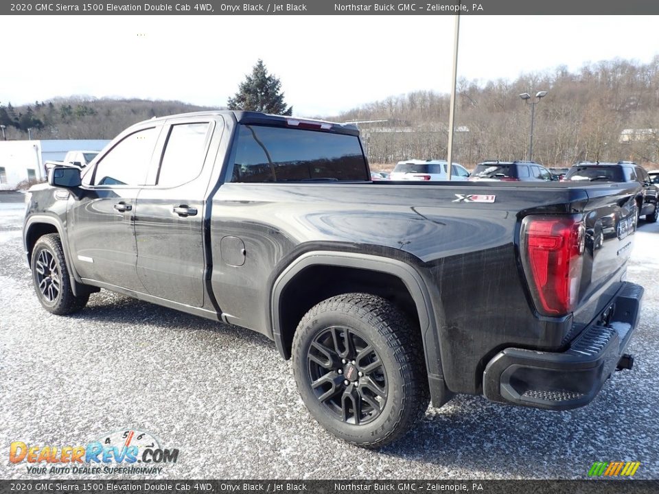 2020 GMC Sierra 1500 Elevation Double Cab 4WD Onyx Black / Jet Black Photo #7