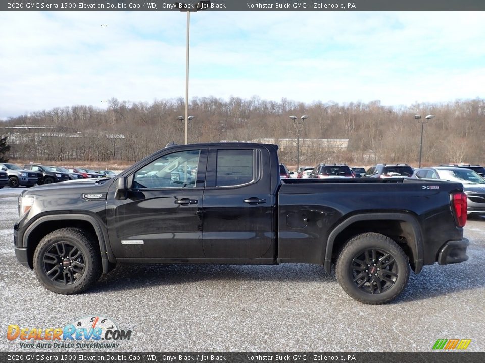 2020 GMC Sierra 1500 Elevation Double Cab 4WD Onyx Black / Jet Black Photo #8