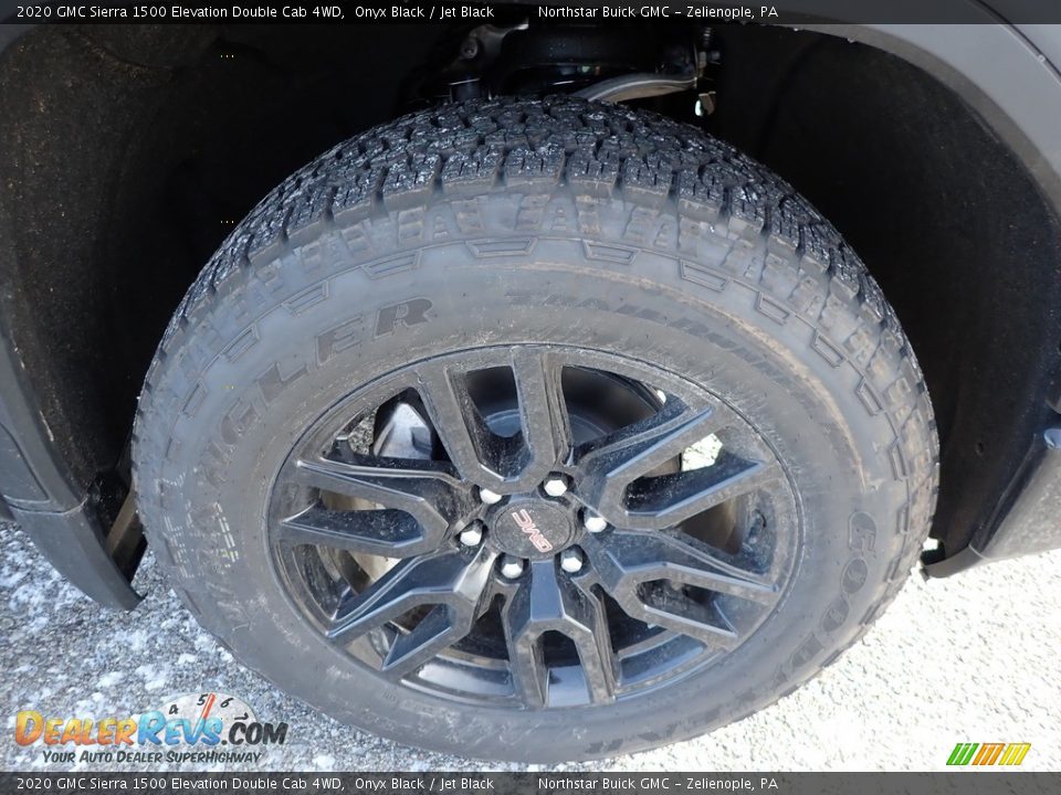 2020 GMC Sierra 1500 Elevation Double Cab 4WD Onyx Black / Jet Black Photo #9
