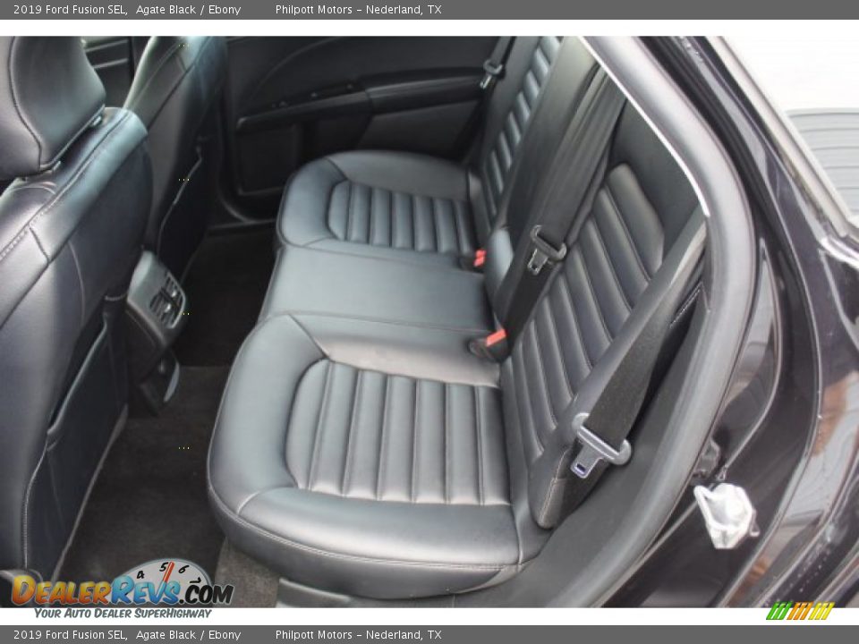 2019 Ford Fusion SEL Agate Black / Ebony Photo #18