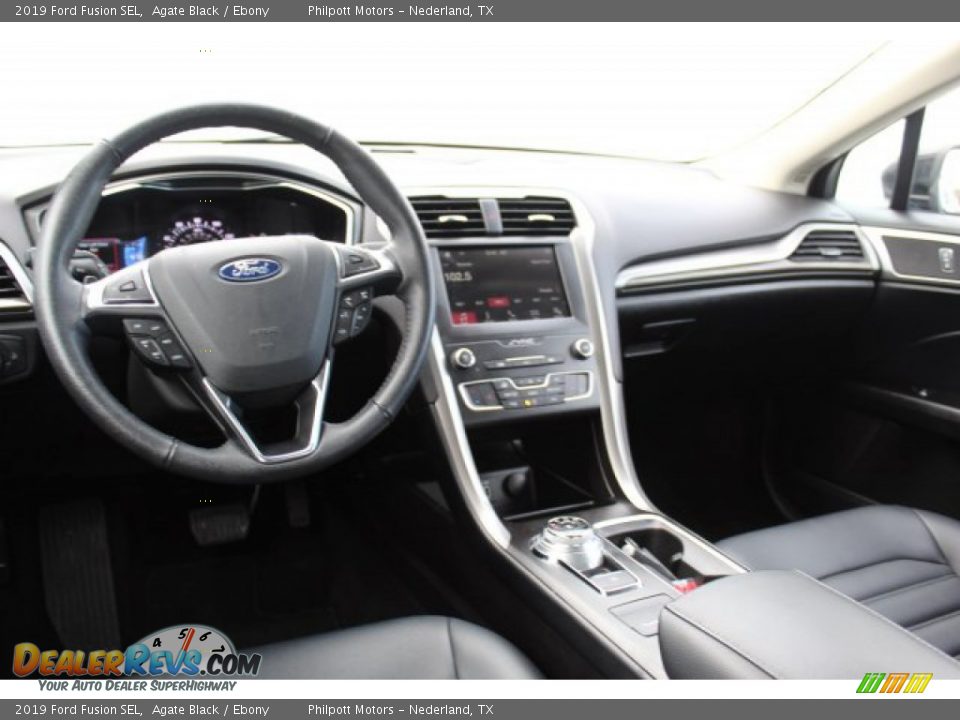 2019 Ford Fusion SEL Agate Black / Ebony Photo #19